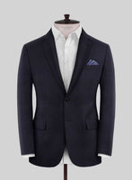 Scabal Londoner Corta Stripe Blue Wool Jacket - StudioSuits