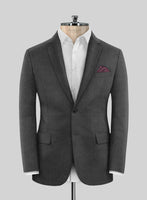 Scabal Londoner Dark Gray Wool Suit - StudioSuits