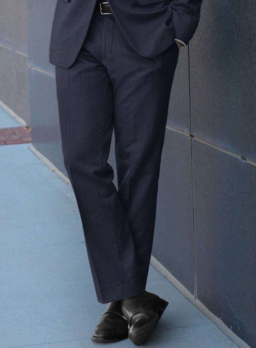 Scabal Londoner Dexi Blue Wool Suit - StudioSuits