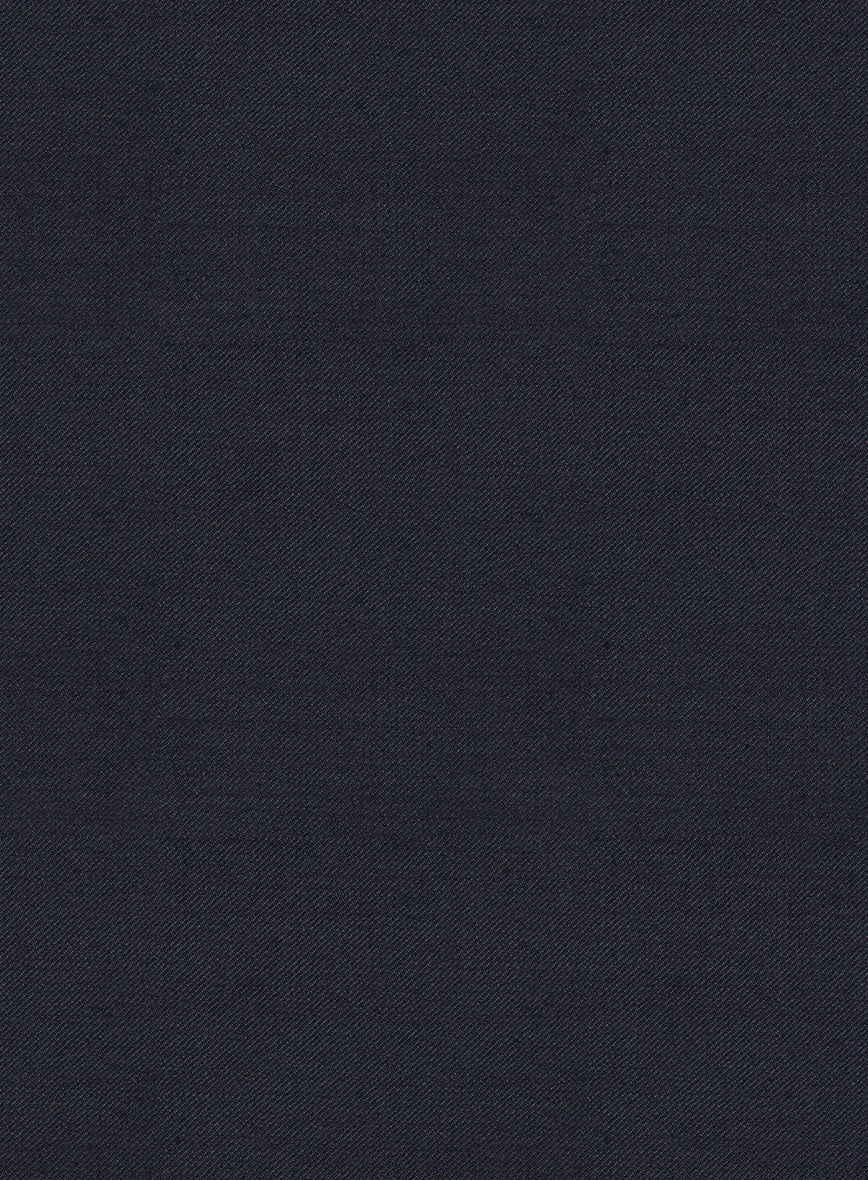 Scabal Londoner Ebony Blue Wool Pants - StudioSuits