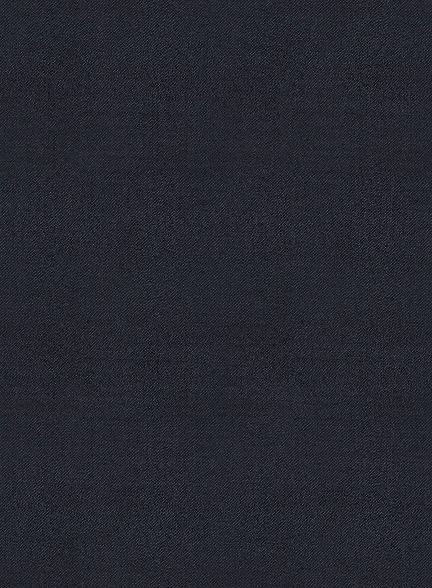 Scabal Londoner Ebony Blue Wool Suit - StudioSuits