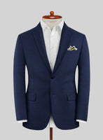 Scabal Londoner Esma Checks Blue Wool Suit - StudioSuits