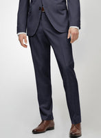 Scabal Londoner Gallo Blue Wool Suit - StudioSuits