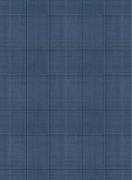 Scabal Londoner Glen Blue Wool Jacket - StudioSuits