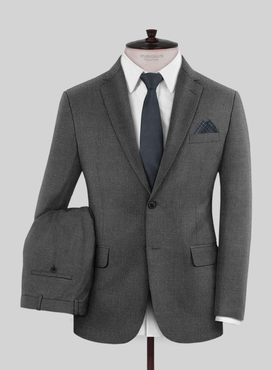 Scabal Londoner Gray Wool Suit - StudioSuits