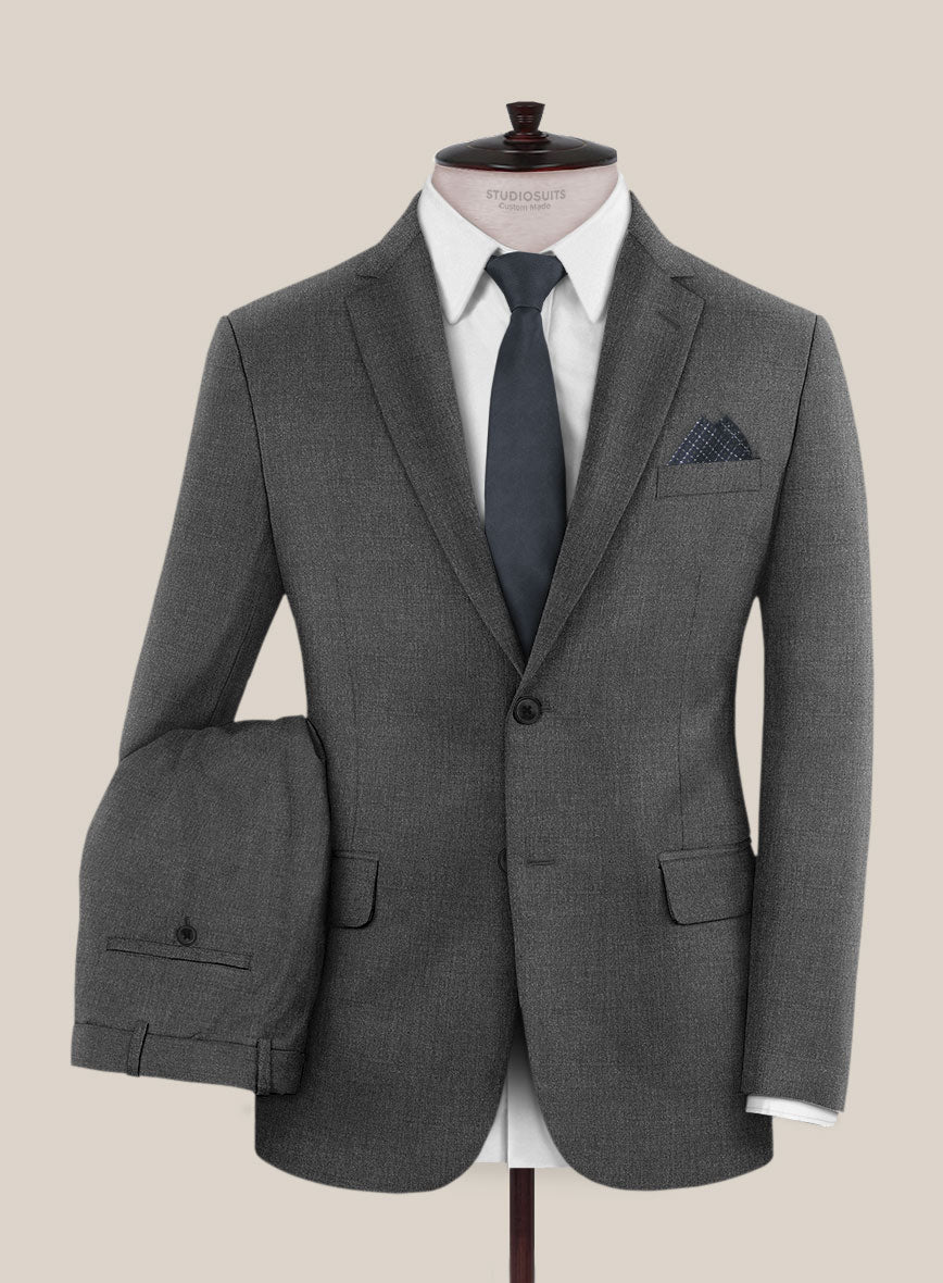 Scabal Londoner Gray Wool Suit - StudioSuits