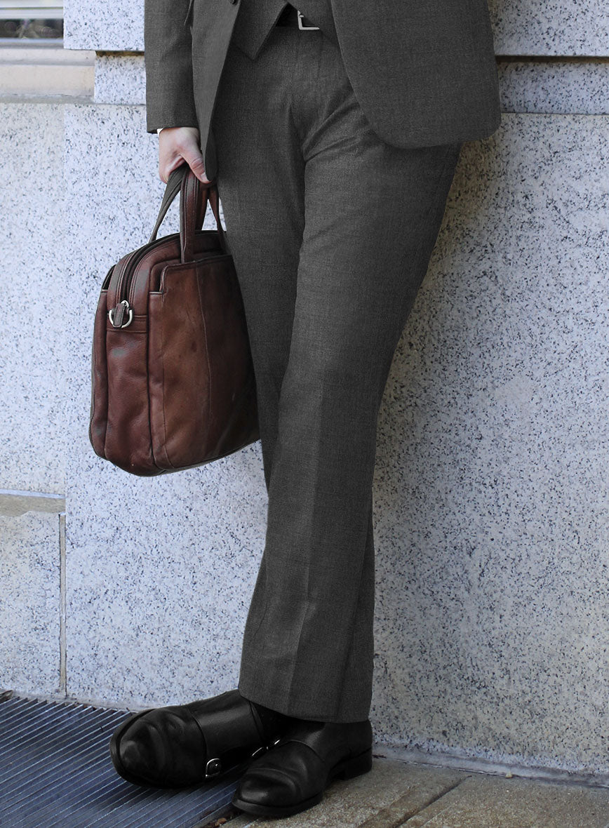 Scabal Londoner Gray Wool Suit - StudioSuits