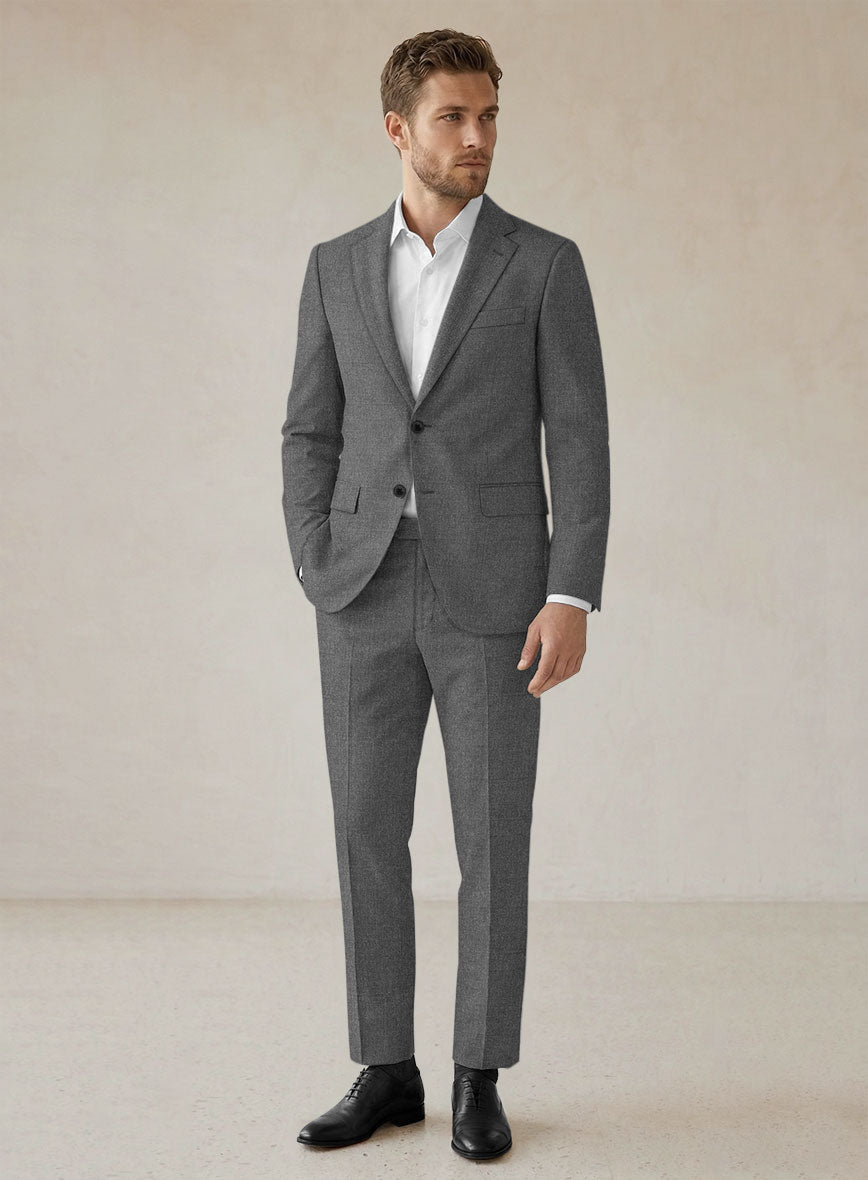 Scabal Londoner Gray Wool Suit - StudioSuits