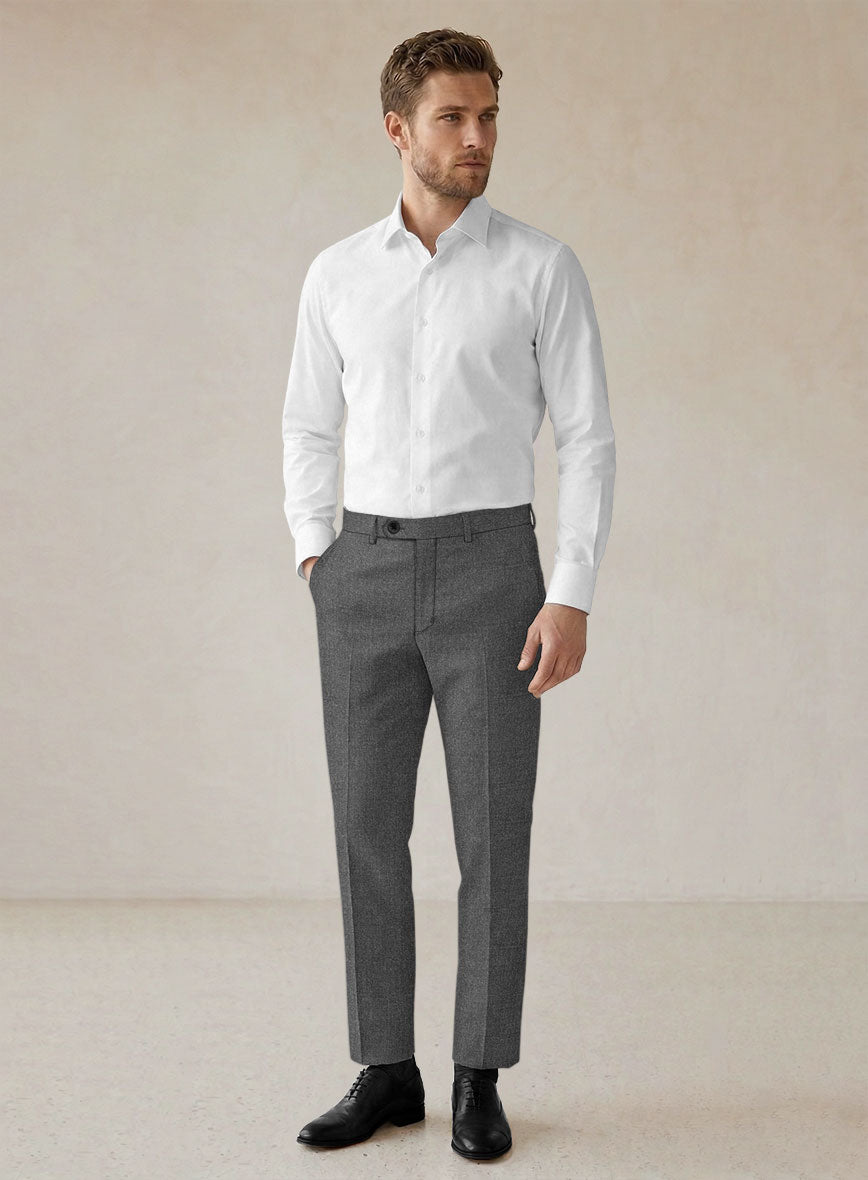 Scabal Londoner Gray Wool Suit - StudioSuits