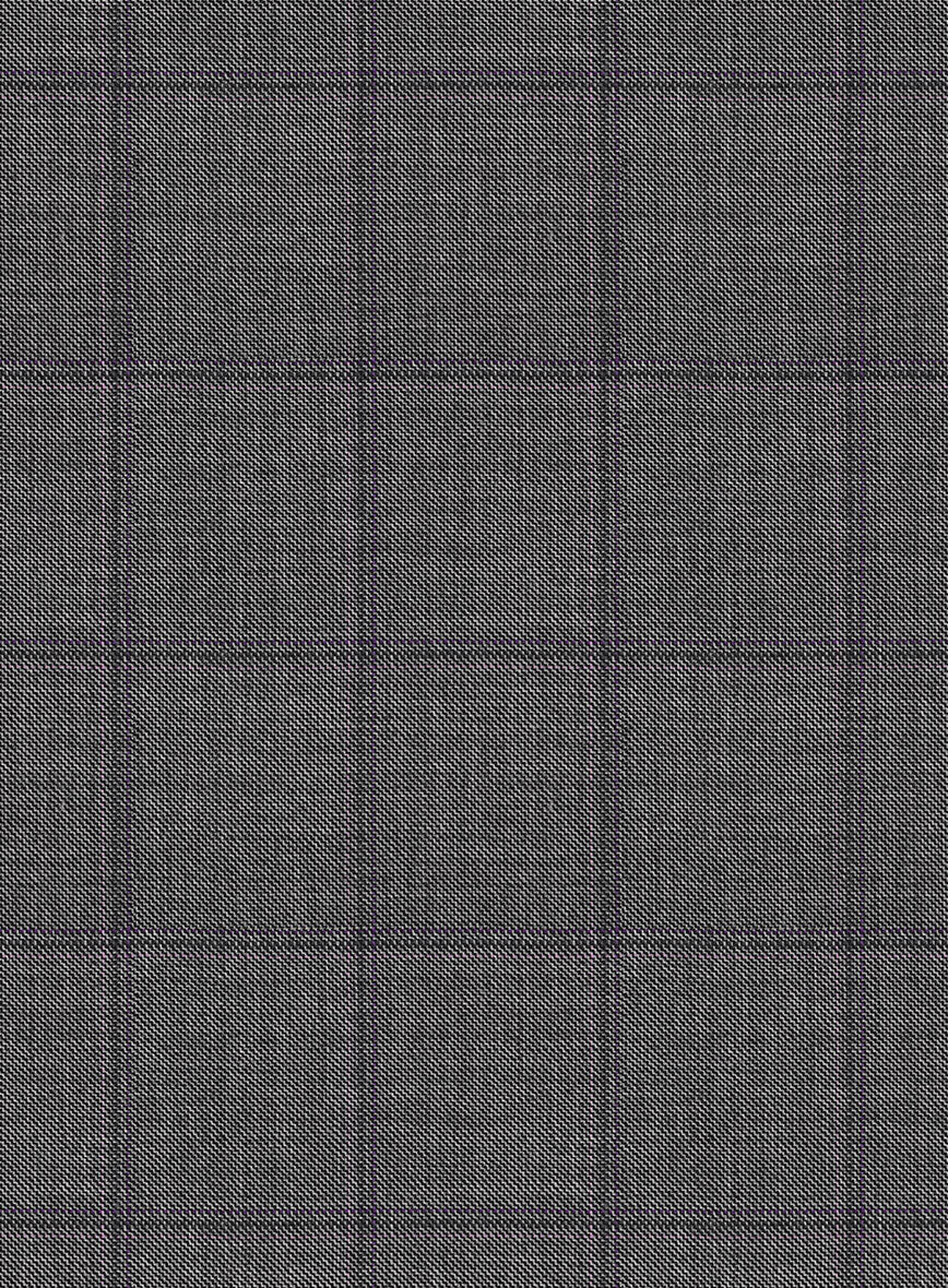 Scabal Londoner Inagi Checks Gray Wool Jacket - StudioSuits