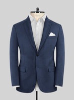 Scabal Londoner Indigo Blue Wool Suit - StudioSuits