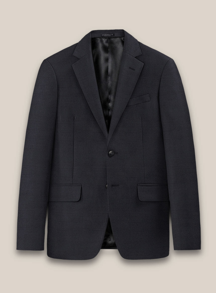 Scabal Londoner Jaguar Blue Wool Suit - StudioSuits