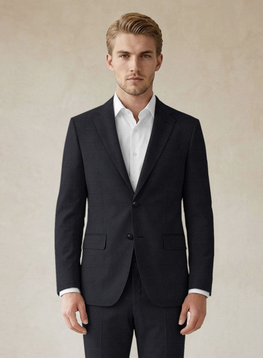 Scabal Londoner Jaguar Blue Wool Jacket - StudioSuits