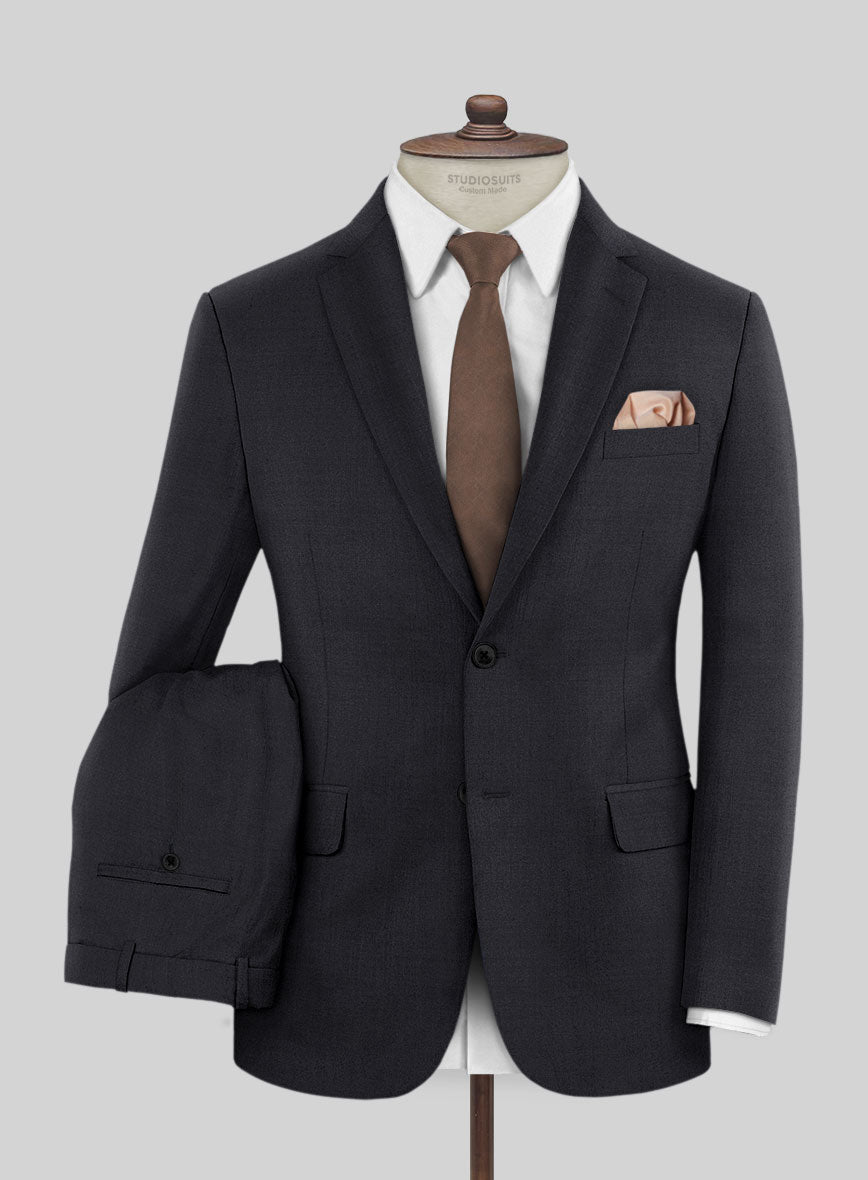 Scabal Londoner Jaguar Blue Wool Suit - StudioSuits