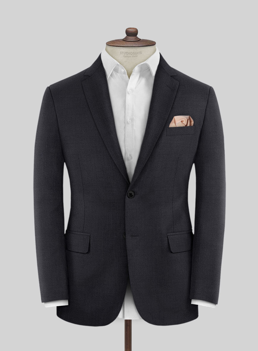 Scabal Londoner Jaguar Blue Wool Suit - StudioSuits