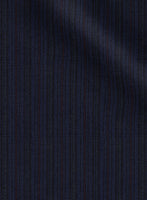 Scabal Londoner Malno Stripe Blue Wool Jacket - StudioSuits