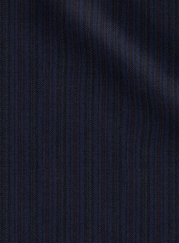 Scabal Londoner Malno Stripe Blue Wool Pants - StudioSuits
