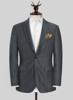 Scabal Londoner Metra Gray Wool Jacket - StudioSuits