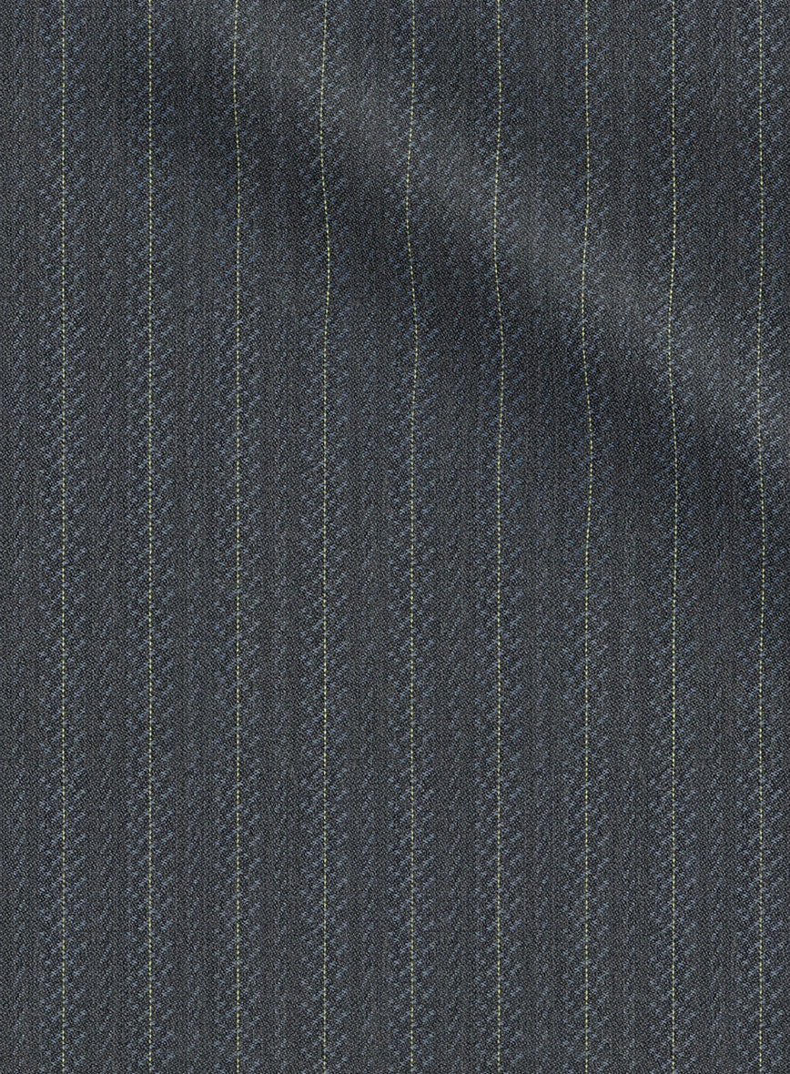 Scabal Londoner Metra Gray Wool Pants - StudioSuits