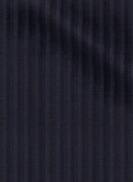 Scabal Londoner Nicaso Stripe Blue Wool Jacket - StudioSuits