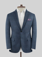 Scabal Londoner Rez Stripe Blue Wool Jacket - StudioSuits