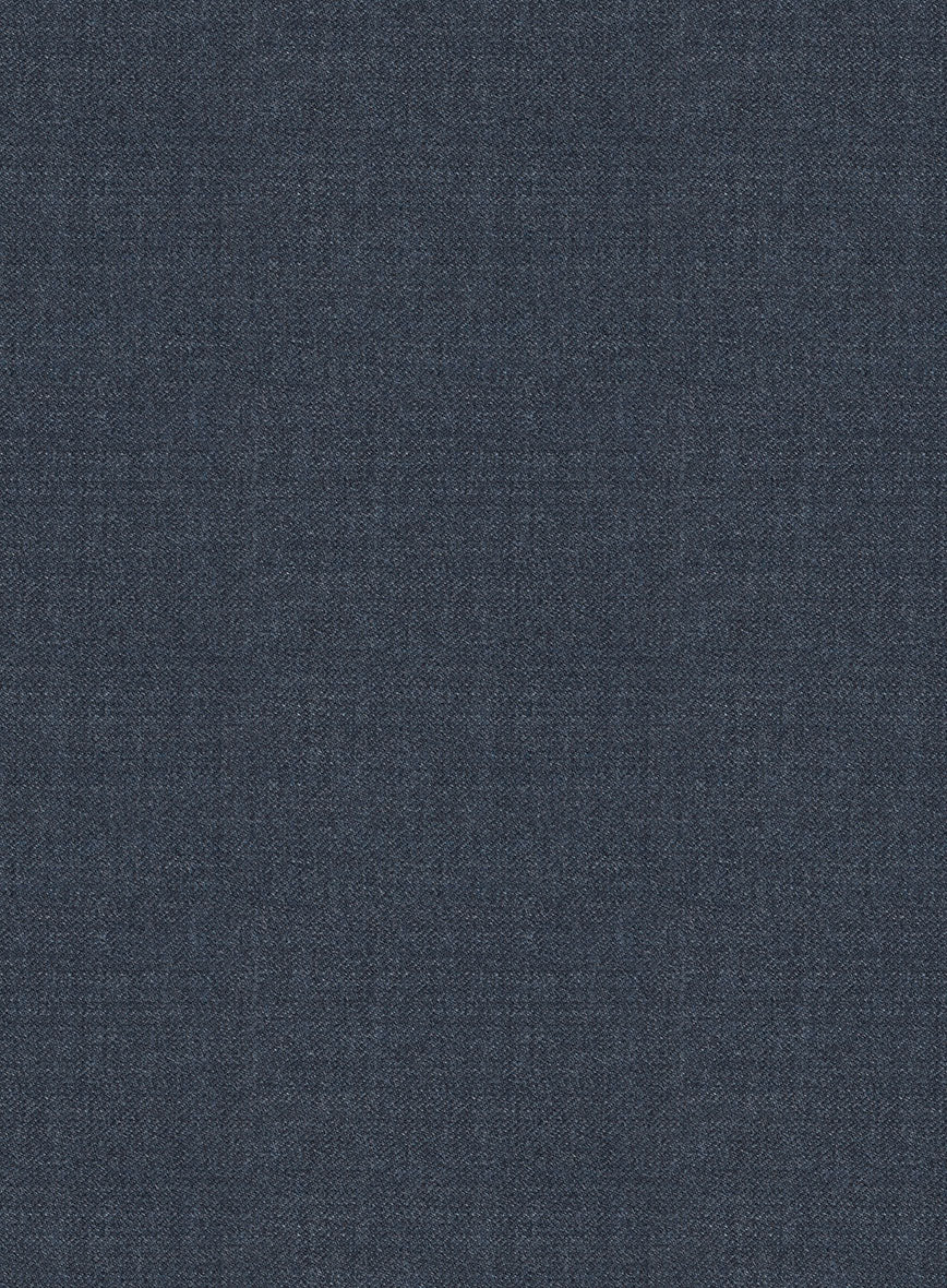 Scabal Londoner Space Blue Wool Jacket - StudioSuits