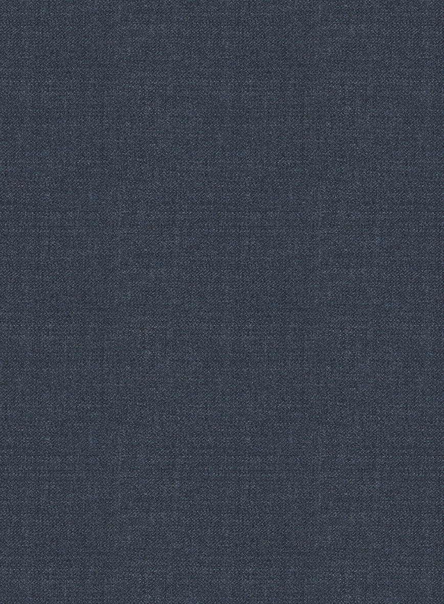 Scabal Londoner Space Blue Wool Jacket - StudioSuits