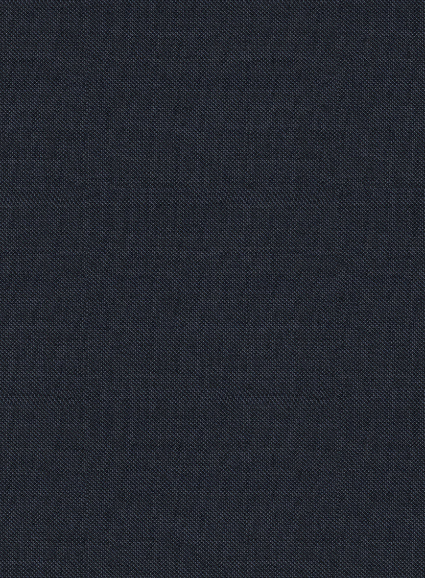 Scabal Londoner Twill Navy Wool Pants - StudioSuits