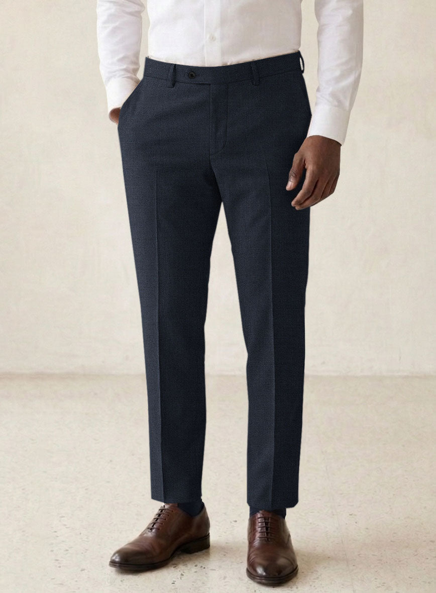 Scabal Londoner Twill Navy Wool Suit - StudioSuits