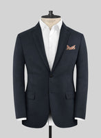 Scabal Londoner Twill Navy Wool Jacket - StudioSuits