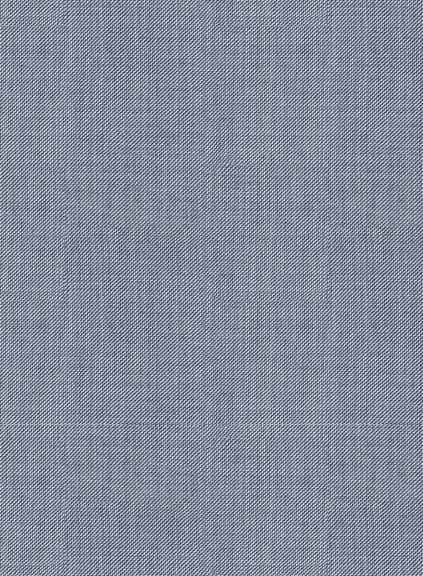 Scabal Londoner Twill Light Blue Wool Jacket - StudioSuits