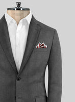 Scabal Manto Checks Gray Wool Suit - StudioSuits