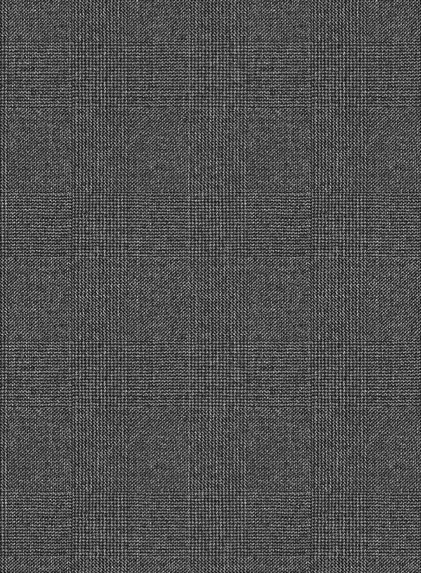 Scabal Manto Checks Gray Wool Suit - StudioSuits