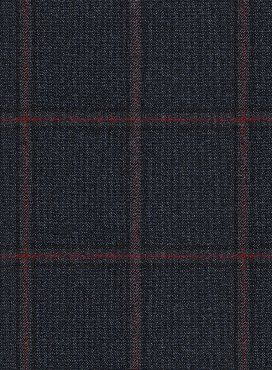 Scabal Midnight Blue Wool Suit - StudioSuits