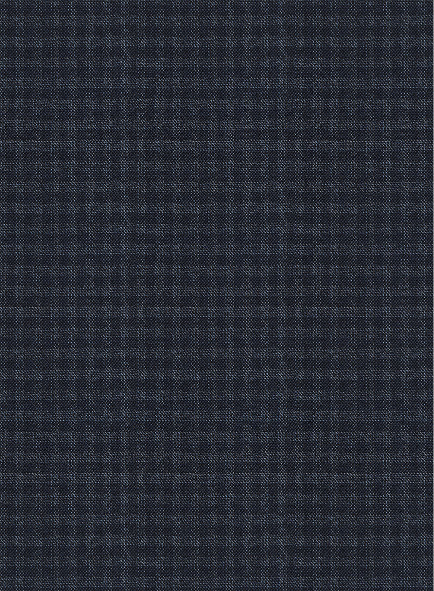 Scabal Mirage Blue Wool Jacket - StudioSuits