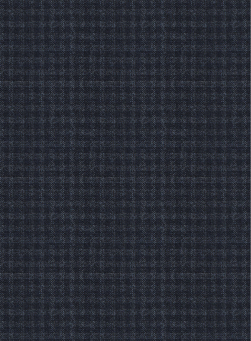 Scabal Mirage Blue Wool Suit - StudioSuits