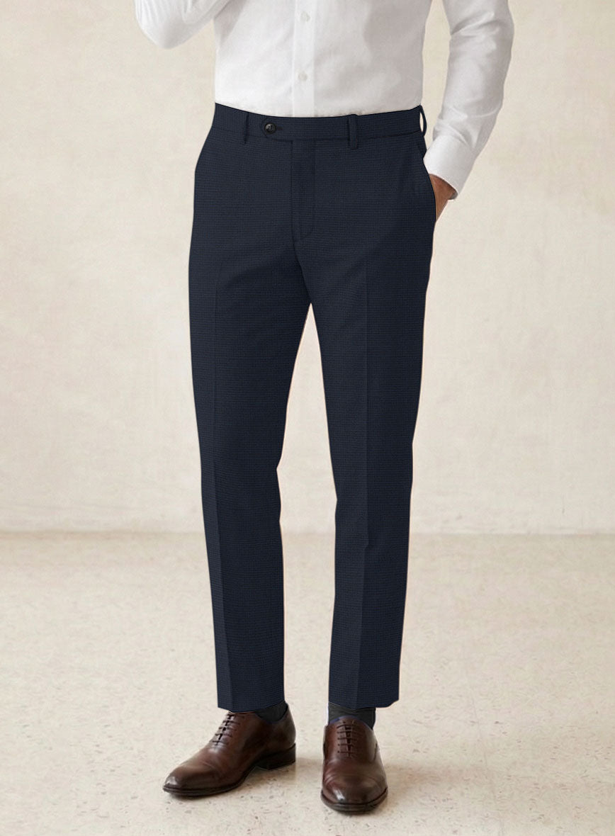 Scabal Motito Blue Wool Suit - StudioSuits
