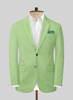 Scabal Nasty Green Cashmere Cotton Jacket - StudioSuits
