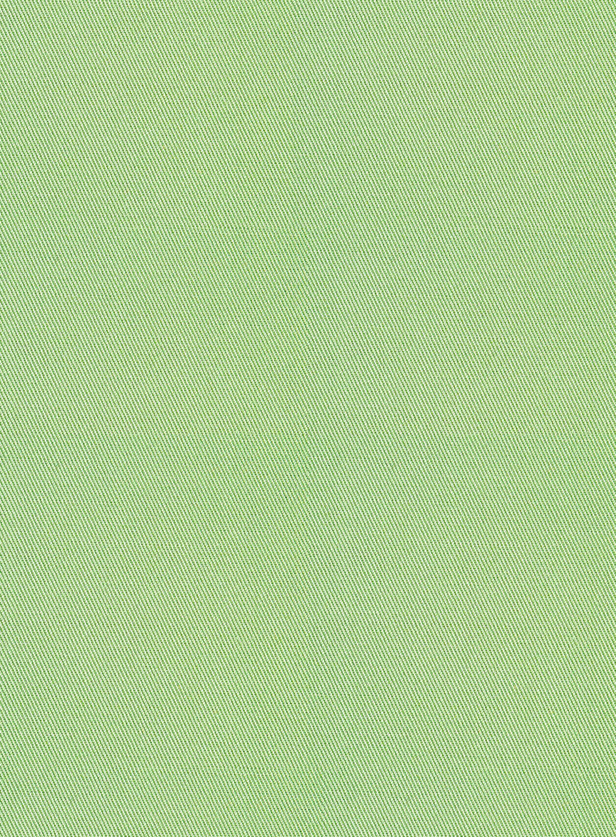 Scabal Nasty Green Cashmere Cotton Suit - StudioSuits