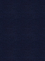 Scabal Navy Blue Herringbone Wool Jacket - StudioSuits