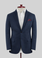 Scabal Omiero Houndstooth Blue Wool Suit - StudioSuits