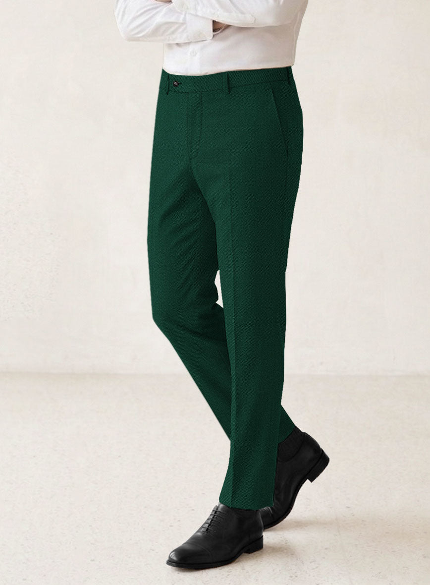 Scabal Oslo Green Wool Suit - StudioSuits