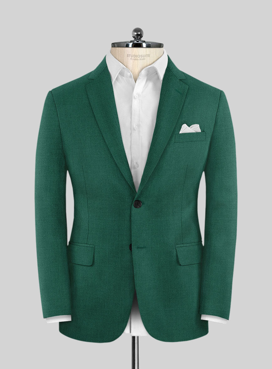 Scabal Oslo Green Wool Jacket - StudioSuits