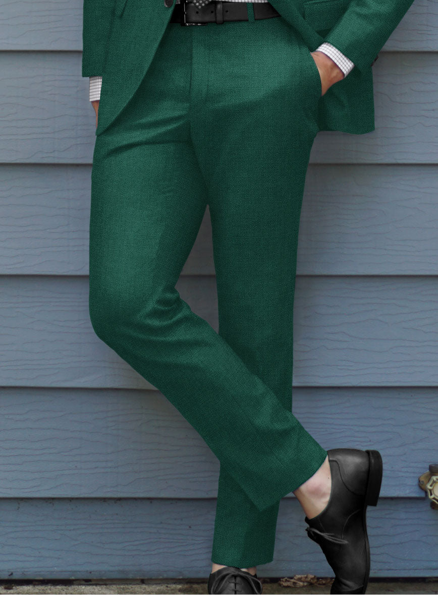 Scabal Oslo Green Wool Suit - StudioSuits