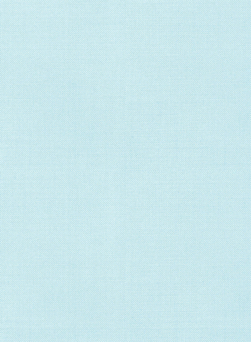 Scabal Pale Blue Wool Suit - StudioSuits