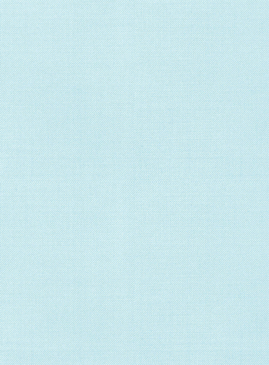 Scabal Pale Blue Wool Suit - StudioSuits
