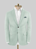 Scabal Pale Green Wool Jacket - StudioSuits