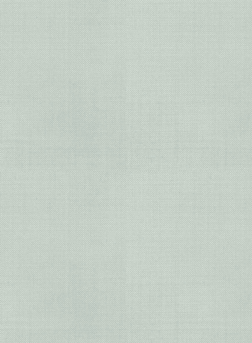 Scabal Pale Green Wool Pants - StudioSuits