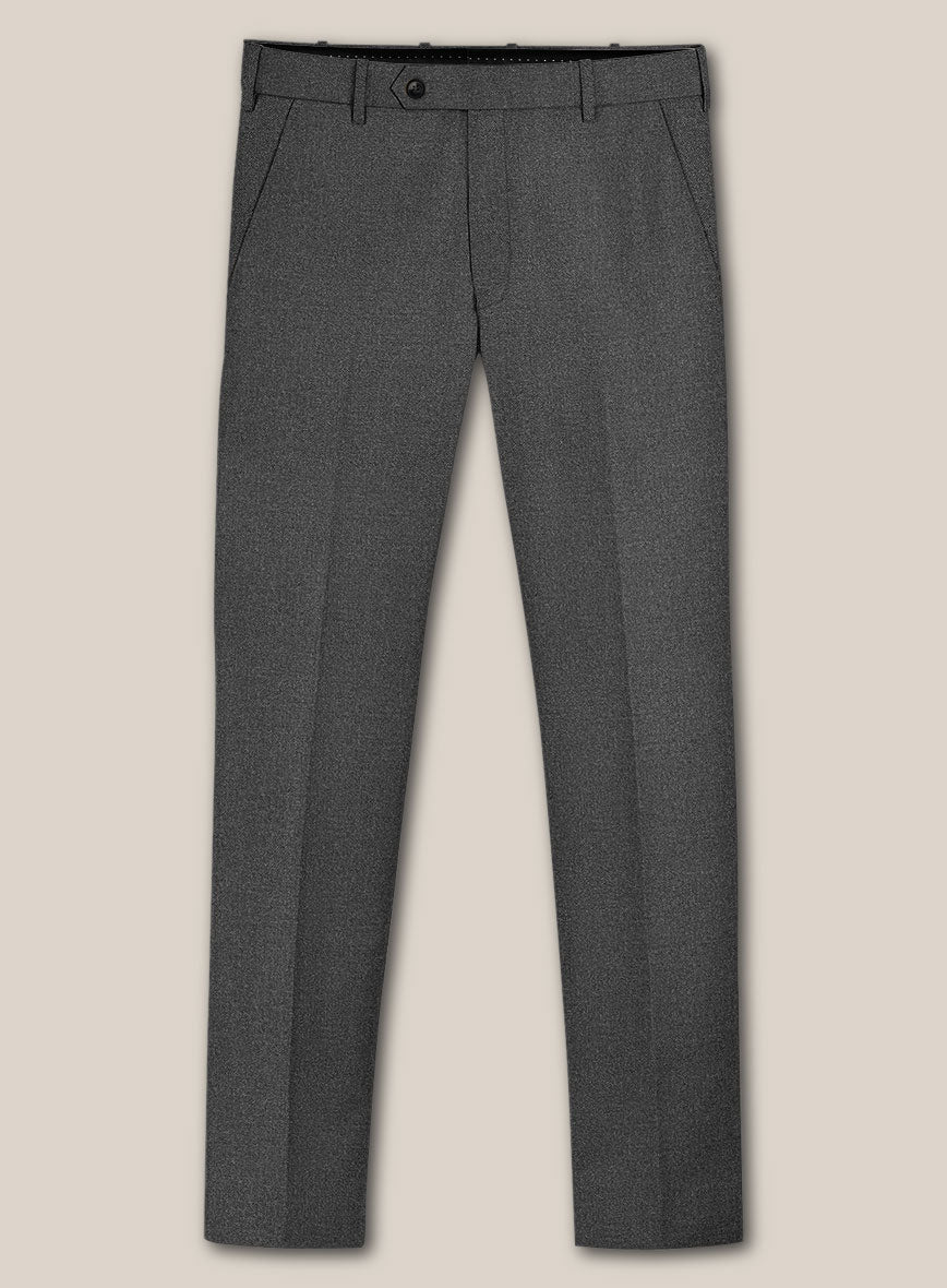 Scabal Parto Mid Gray Wool Suit - StudioSuits