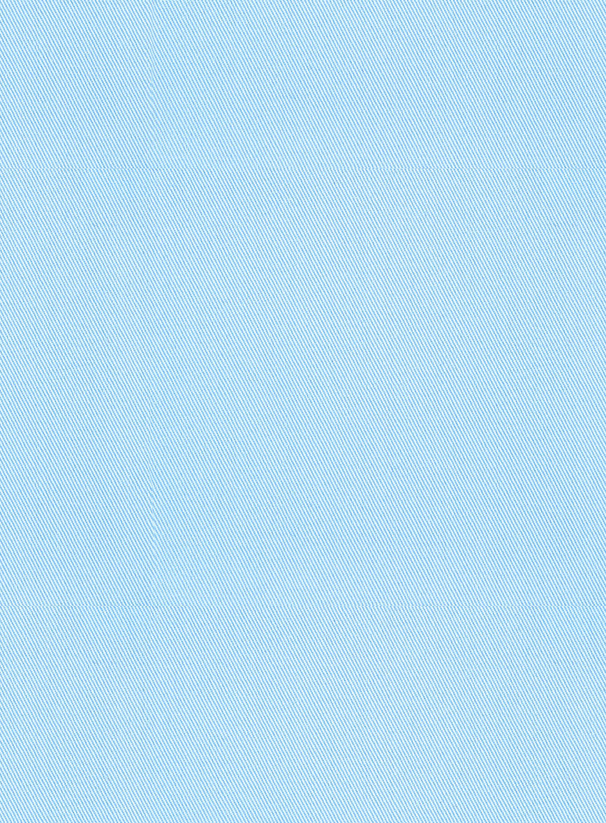 Scabal Pastel Blue Cotton Stretch Jacket - StudioSuits